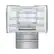 Alt View Zoom 11. Bosch - 800 Series 20.7 Cu. Ft. 4-Door French Door Counter-Depth Refrigerator.