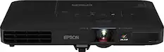 Front. Epson - PowerLite 1781W WXGA Wireless 3LCD Projector - Black.