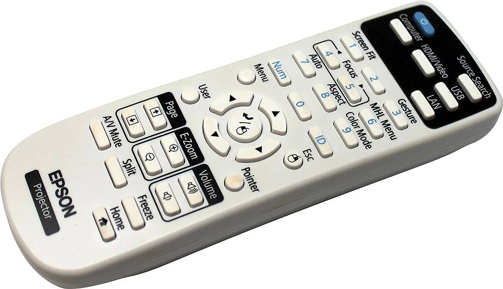 Alt View 12. Epson - PowerLite 1781W WXGA Wireless 3LCD Projector - Black.