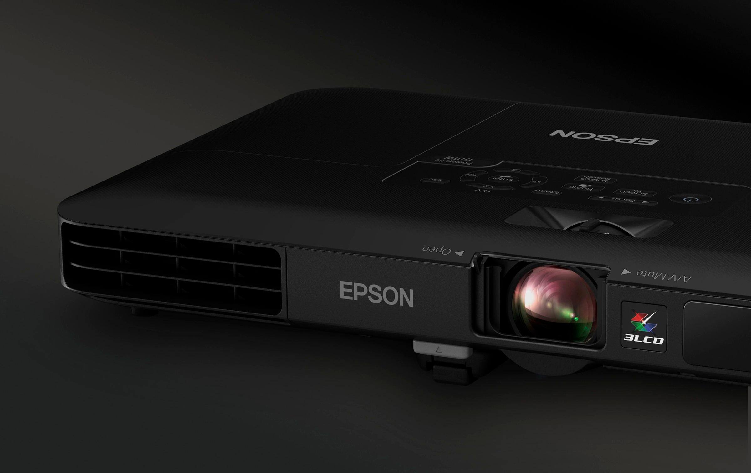 Alt View 15. Epson - PowerLite 1781W WXGA Wireless 3LCD Projector - Black.