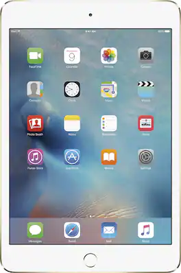 Apple - Geek Squad Refurbished Good - iPad mini 4 Wi-Fi + Cellular 64GB (Unlocked) - Gold