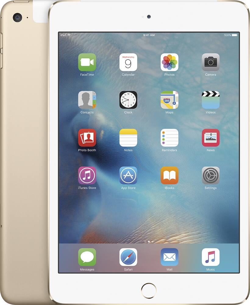 Alt View 11. Apple - iPad mini 4 Wi-Fi + Cellular 64GB (Unlocked).