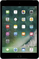 Apple - iPad mini 4 Wi-Fi + Cellular 16GB (Sprint) - Space Gray - Front_Zoom