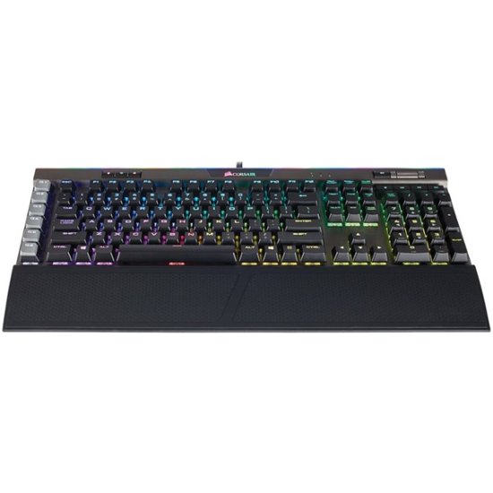 CORSAIR - K95 RGB PLATINUM Mechanical Gaming Keyboard Cherry MX Speed RGB LED Backlit - Gunmetal