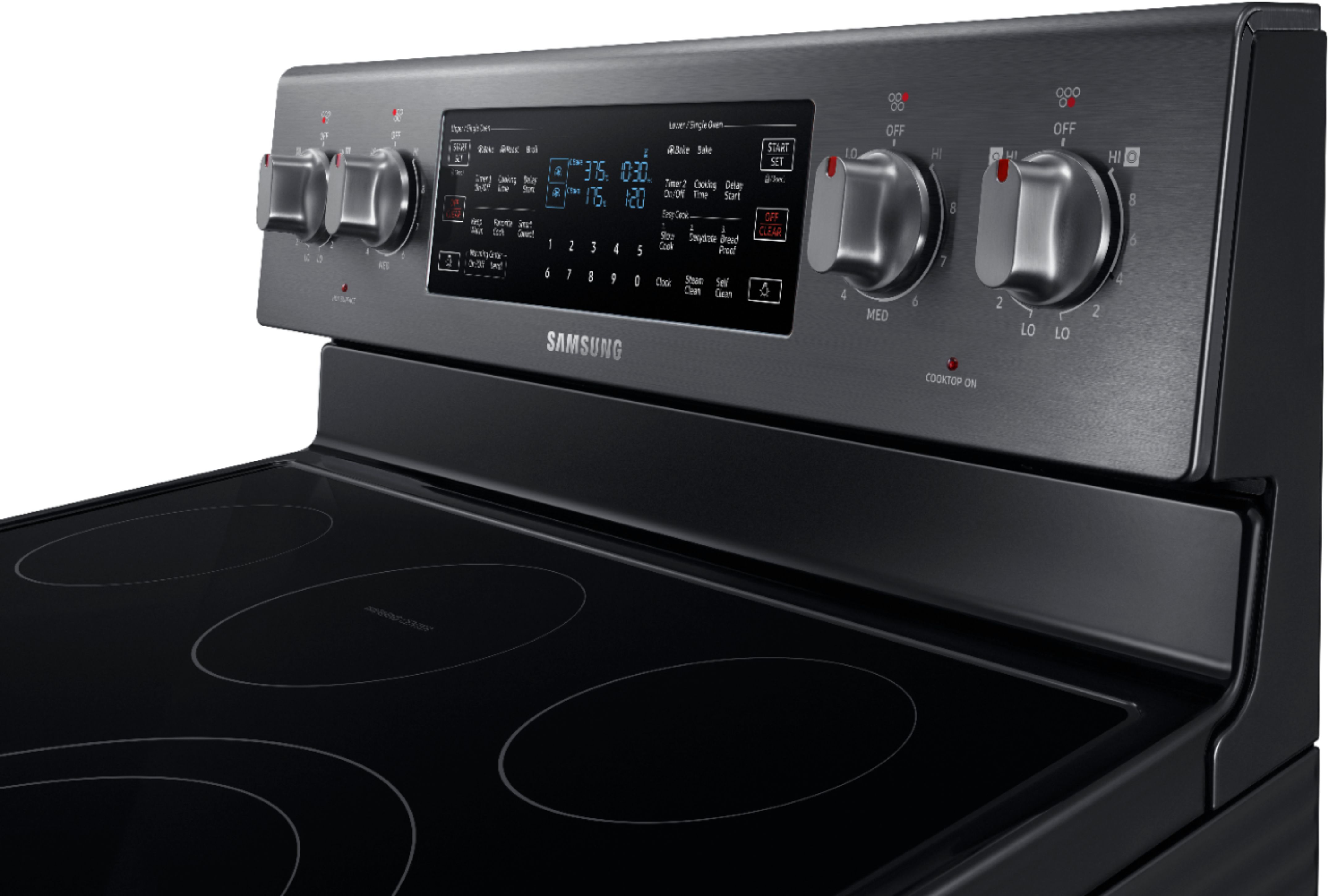 5.9 cu. ft. Double Oven Electric Range in Stainless Steel (NE59J7850WS)