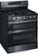 Angle Zoom. Samsung - Flex Duo 5.8 cu. ft. Self-Cleaning Freestanding Fingerprint Resistant Gas Convection Range - Black Stainless Steel.