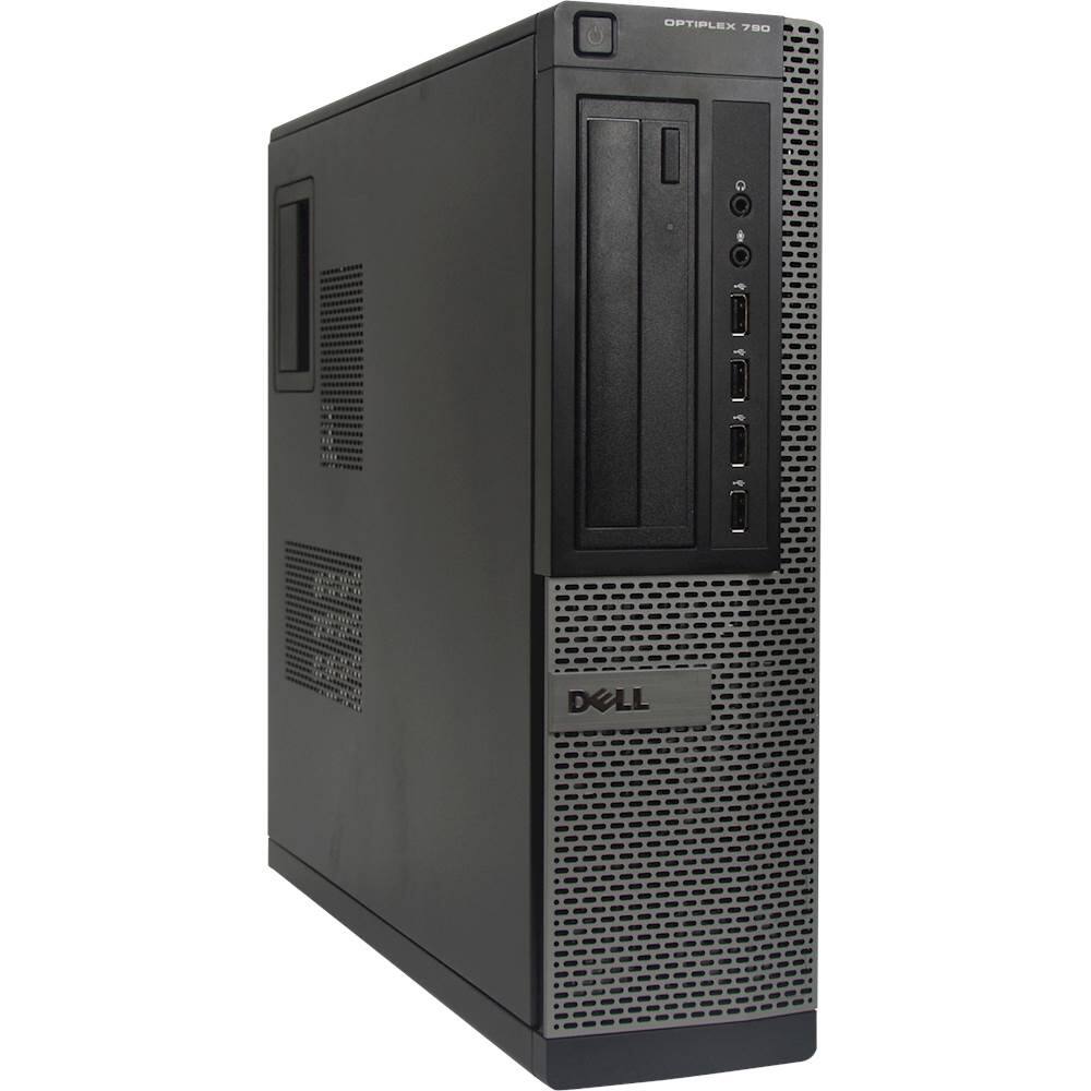 Angle. Dell - Refurbished OptiPlex Desktop - Intel Core i5 - 8GB Memory - 500GB Hard Drive - Black.