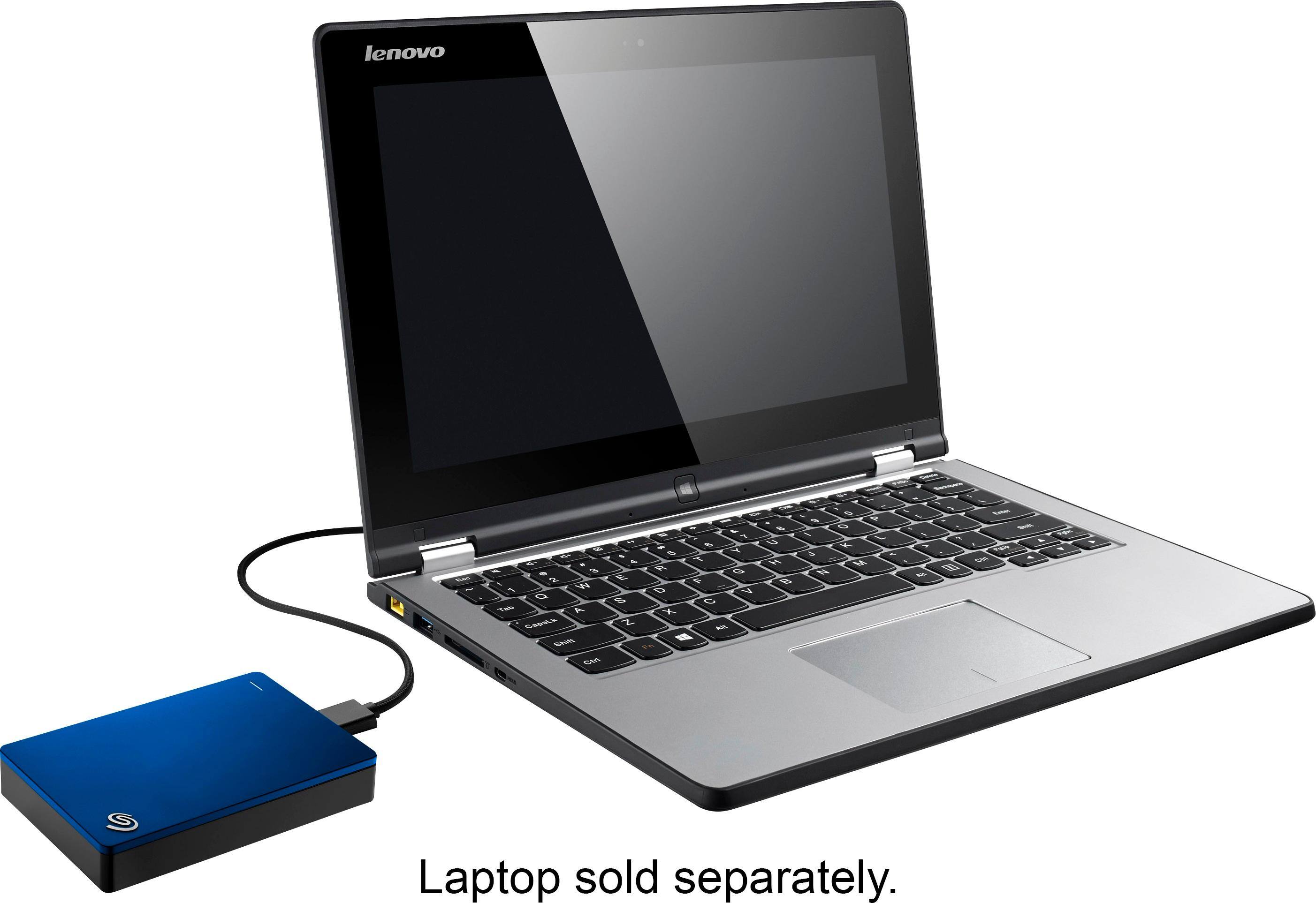 Alt View 14. Seagate - Backup Plus 5TB External USB 3.0 Portable Hard Drive - Blue.