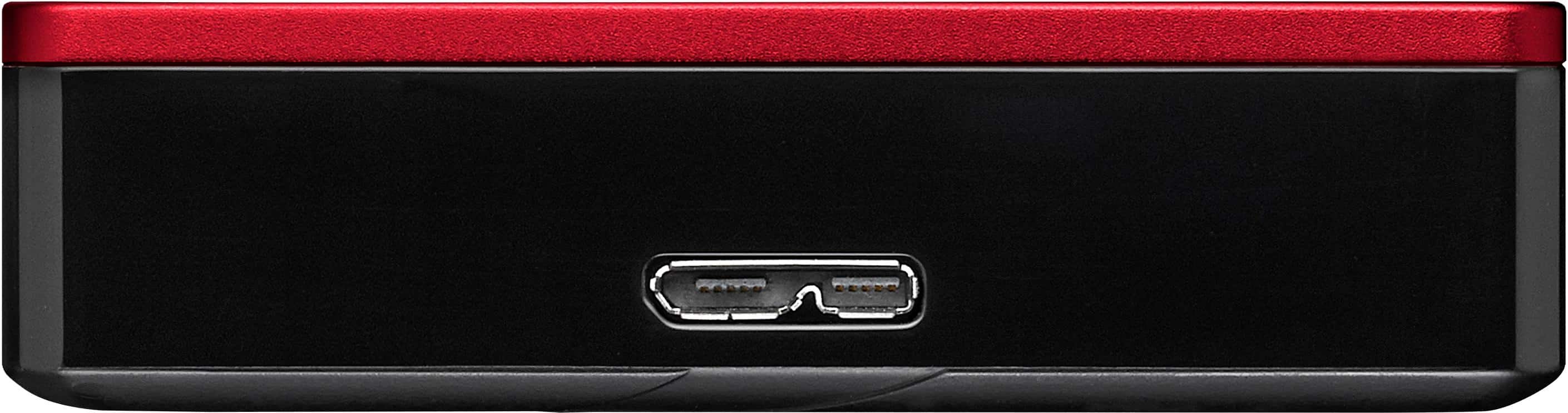 Alt View 13. Seagate - Backup Plus 5TB External USB 3.0 Portable Hard Drive - Red.