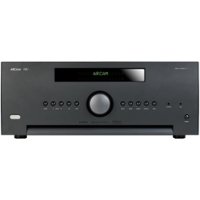 Arcam - FMJ 420W 7.1.4-Ch. Network-Ready 4K Ultra HD and 3D Pass-Through A/V Home Theater Receiver - Black - Front_Zoom