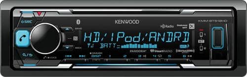 Kenwood - In-Dash Digital Media Receiver - Bluetooth - Satellite Radio-ready with Detachable Faceplate - Black - Larger Front