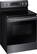 Angle. Samsung - 5.9 cu. ft. Convection Freestanding Fingerprint Resistant Electric Range - Black Stainless Steel.