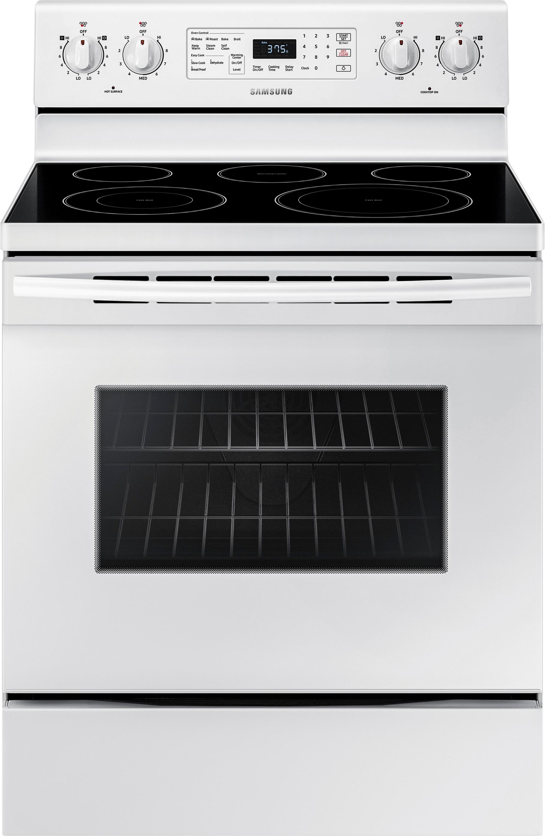 Samsung – 5.9 cu. ft. Convection Freestanding Electric Range – White
