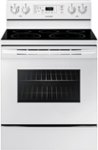 Front Zoom. Samsung - 5.9 cu. ft. Convection Freestanding Electric Range - White.