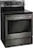 Angle. LG - 6.3 Cu. Ft. Freestanding Electric Convection Range - Black Stainless Steel.