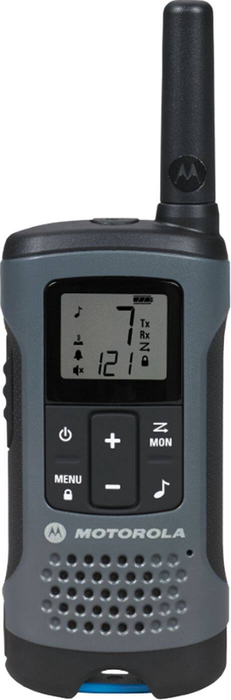 Alt View 11. Motorola - Talkabout 20-Mile, 22-Channel FRS/GMRS 2-Way Radio (Pair) - Dark Gray.