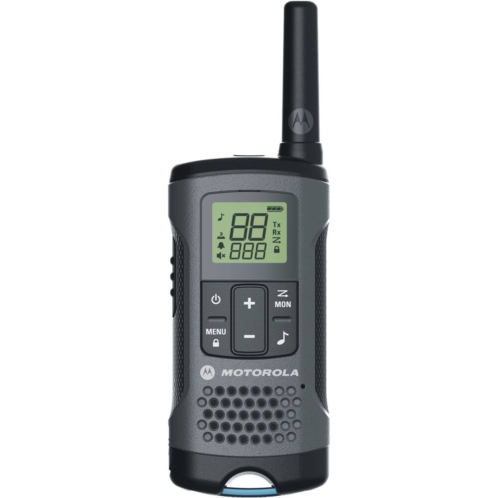 Alt View 11. Motorola - Talkabout 20-Mile, 22-Channel FRS/GMRS 2-Way Radios - Dark gray.