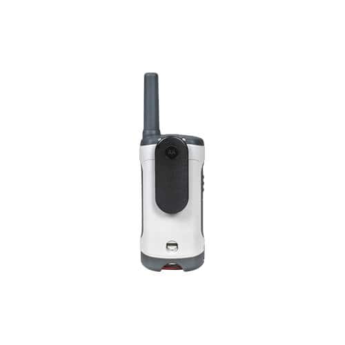 Alt View 11. Motorola - Talkabout 25-Mile, 22-Channel FRS/GMRS 2-Way Radio (Pair) - White with Red Lanyard Bar.