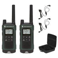 Motorola Solutions TALKABOUT T465 Two Way Radio - 2 Pack - Dark Green - Angle_Zoom