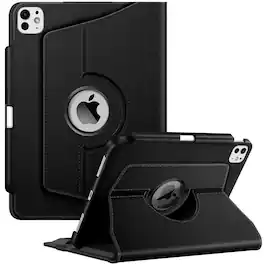 Kitcheniva - Adjustable Rotating Case For iPad Pro 11 Inch M4 2024 Sleep Wake Design - Black