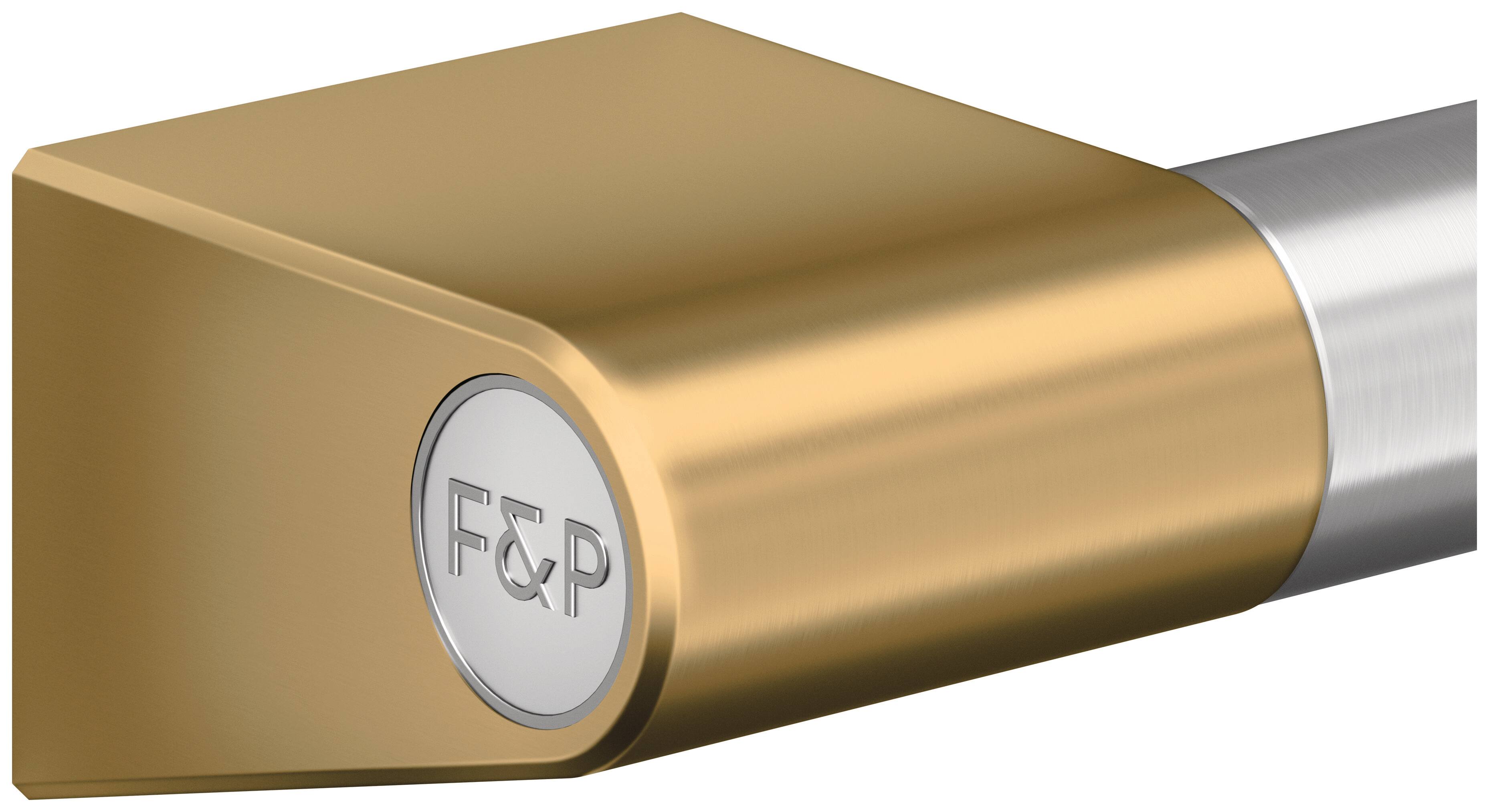 Front. Fisher & Paykel - Pro Round Flush Handle, 36 in, Brass - Compatible with RIV3-365, RDV3-366 - Brass.