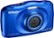 Angle Zoom. Nikon - COOLPIX W100 13.2-Megapixel Waterproof Digital Camera - Blue.
