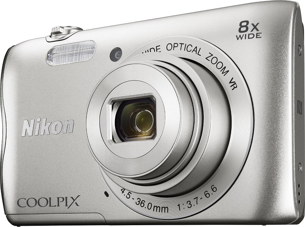 Best Buy: Nikon COOLPIX A300 20.1-Megapixel Digital Camera Silver 