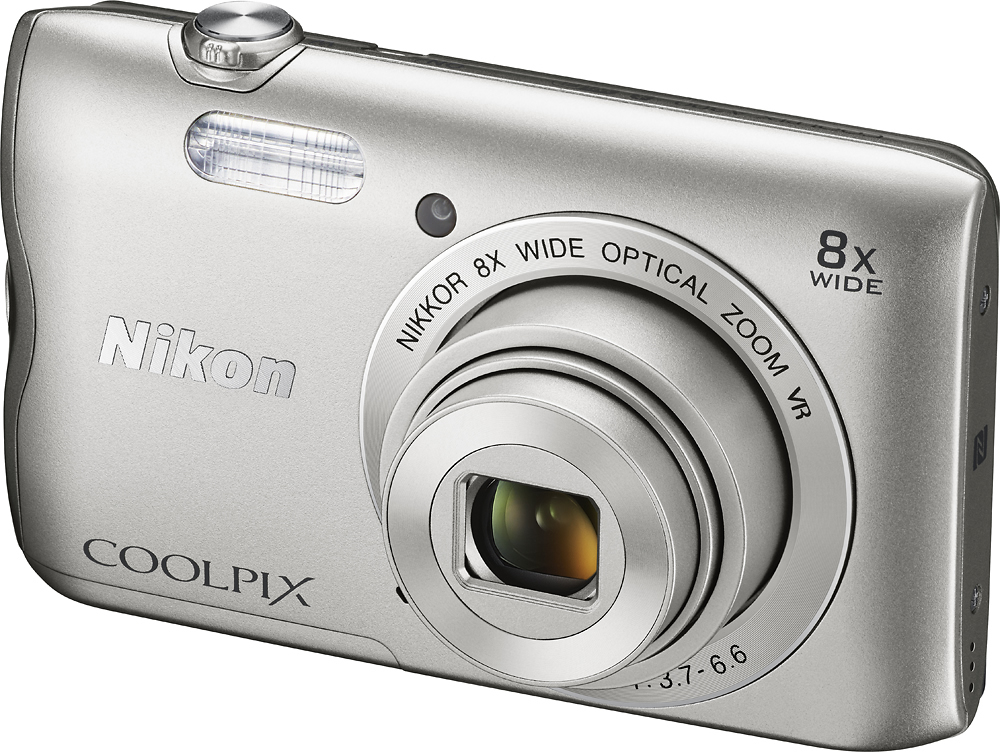 Best Buy: Nikon COOLPIX A300 20.1-Megapixel Digital Camera Silver