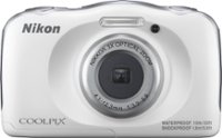 Front Zoom. Nikon - COOLPIX W100 13.2-Megapixel Waterproof Digital Camera - White.