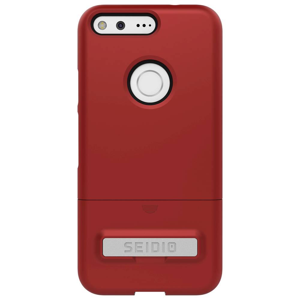 Seidio - SURFACE Case for Google Pixel - Red/Black - Larger Front