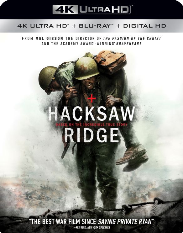  Hacksaw Ridge [Includes Digital Copy] [4K Ultra HD Blu-ray/Blu-ray] [2016]