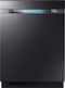 Samsung - Samsung-Linear Wash 24" Top Control Fingerprint Resistant Tall Tub Built-In Dishwasher-Black Stainless Steel-Front_Standard