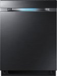 Front Zoom. Samsung - Samsung-Linear Wash 24" Top Control Fingerprint Resistant Tall Tub Built-In Dishwasher-Black Stainless Steel - Black stainless steel.