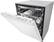 Alt View 18. LG - 24" Top Control Smart Wi-Fi Enabled Dishwasher with QuadWash and Stainless Steel Tub - White.