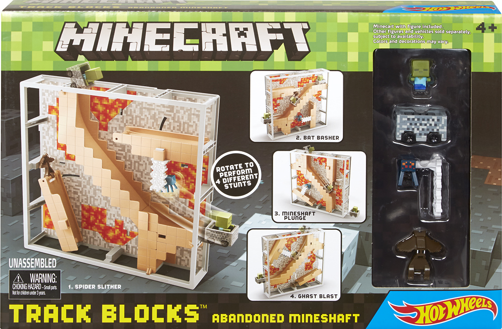 Hot wheels best sale minecraft track