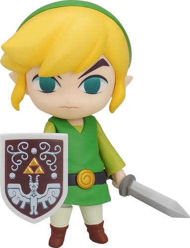 Good Smile Company - Nendoroid EZ The Legend of Zelda: The Wind Waker Link Figure - Green/Yellow/Brown - Larger Front