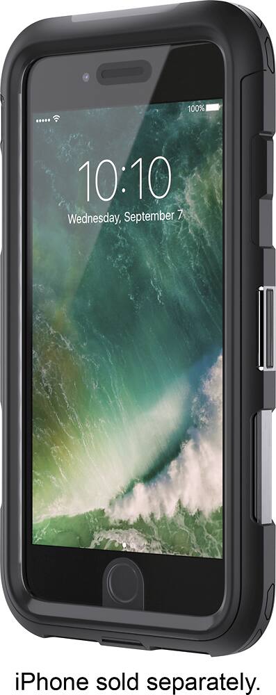 survivor extreme case for apple iphone 8 plus - black/clear survivor extreme case for apple iphone 8 plus - black/clear