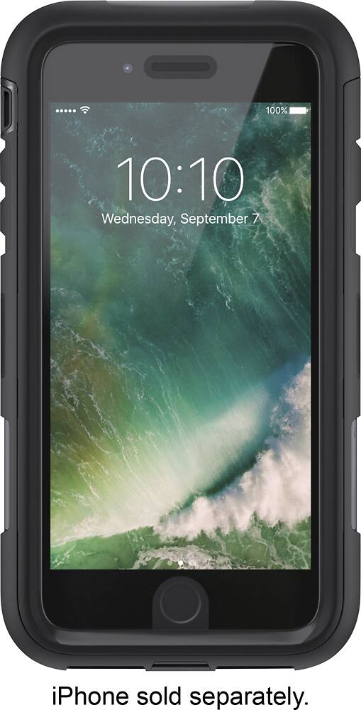 survivor extreme case for apple iphone 8 plus - black/clear survivor extreme case for apple iphone 8 plus - black/clear