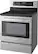Angle. LG - 6.3 Cu. Ft. Freestanding Electric Convection Range - Stainless Steel.