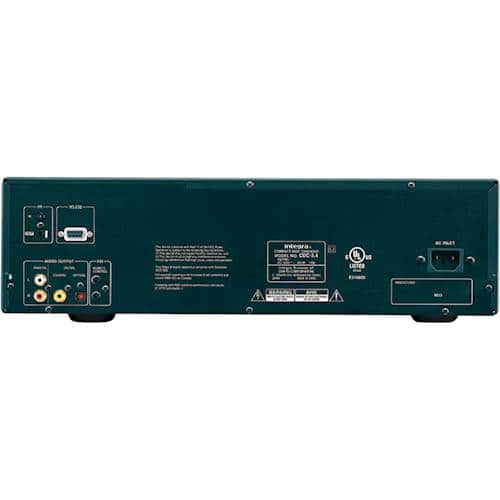 Back. Integra - 6-Disc CD Changer - Black.