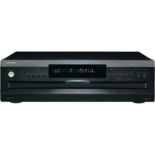 Front. Integra - 6-Disc CD Changer - Black.