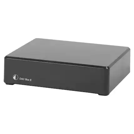 Angle. Pro-Ject - Box E Digital-to-Analog Converter - Black.