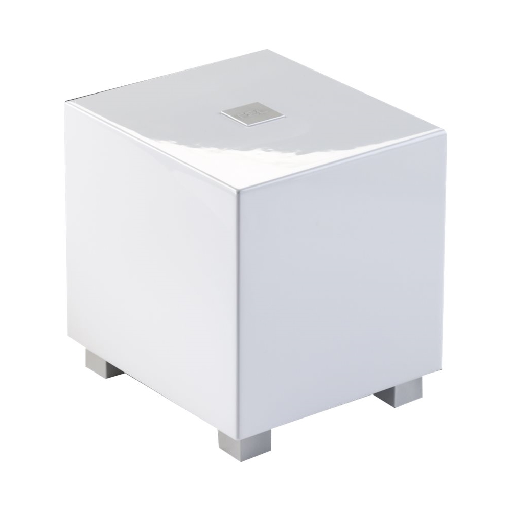 REL - Minimalist 6-1/2" 100W Powered Subwoofer - High-Gloss White