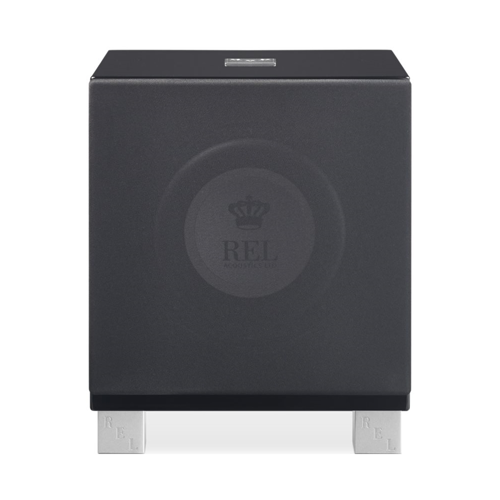 REL - T/I-Series 8" 200W Powered Subwoofer - High-gloss black