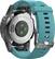Back. Garmin - fēnix® 5S Smartwatch 42mm Fiber-Reinforced Polymer - Silver with Turquoise Band.