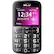 Front. BLU - Joy Cell Phone (Unlocked) - Black.