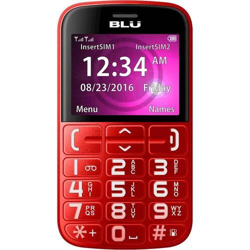 BLU - Joy Cell Phone (Unlocked) - Red-Front_Standard 