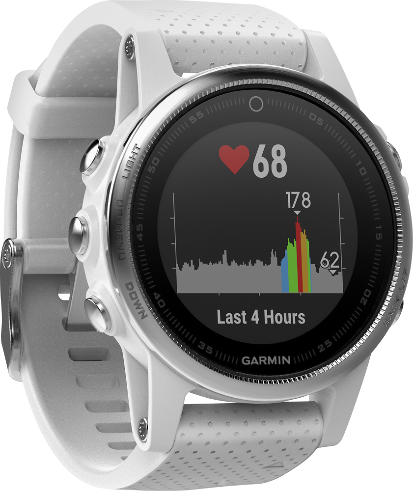 Best Buy: Garmin fēnix® 5S Smartwatch 42mm Fiber-Reinforced Polymer ...