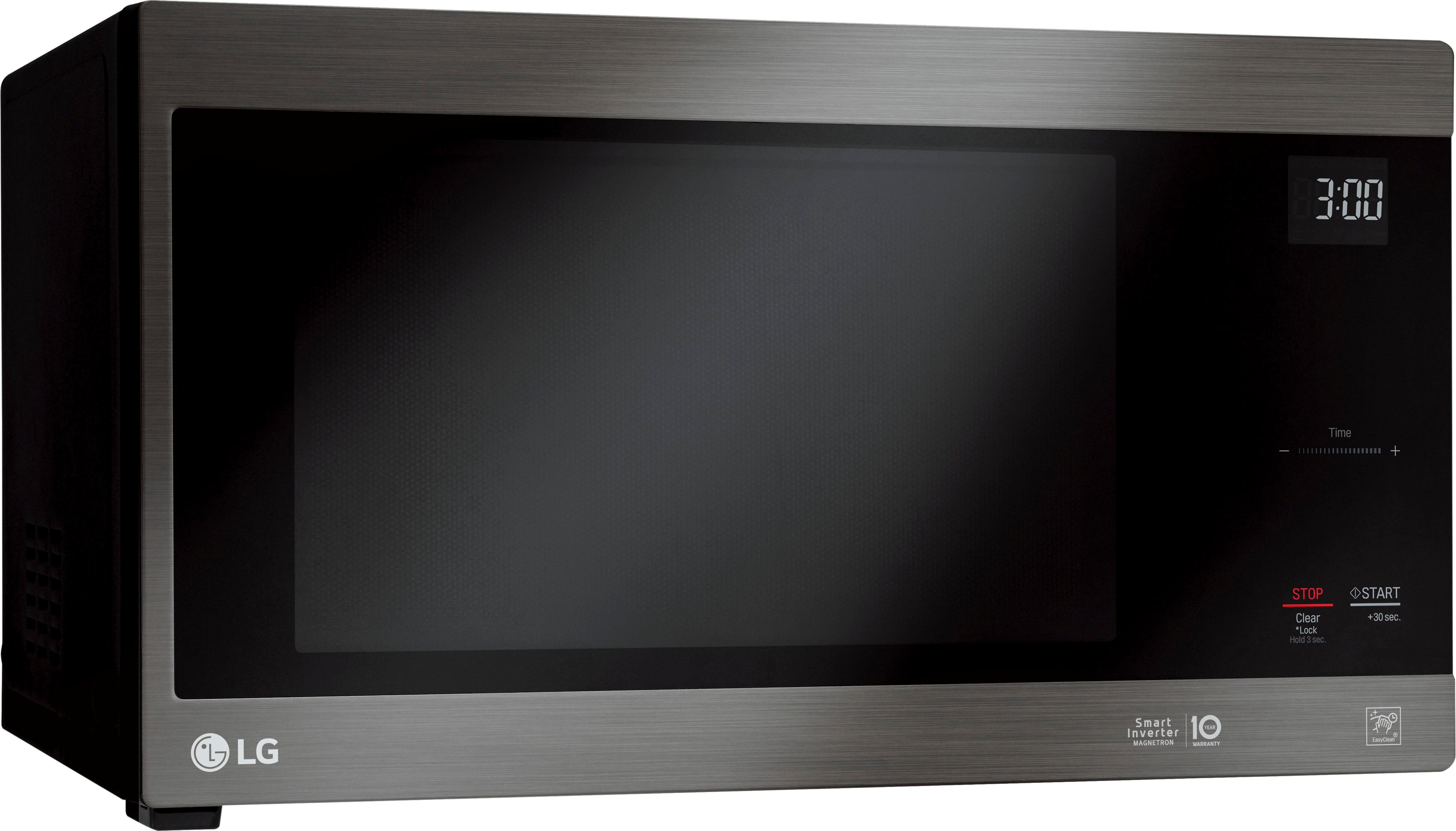 LG NeoChef 1.5 Cu. Ft. Mid-Size Microwave Black stainless steel