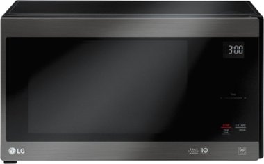 LG - NeoChef 1.5 Cu. Ft. Countertop Microwave with Sensor Cooking and EasyClean - Black Stainless Steel - Front_Zoom